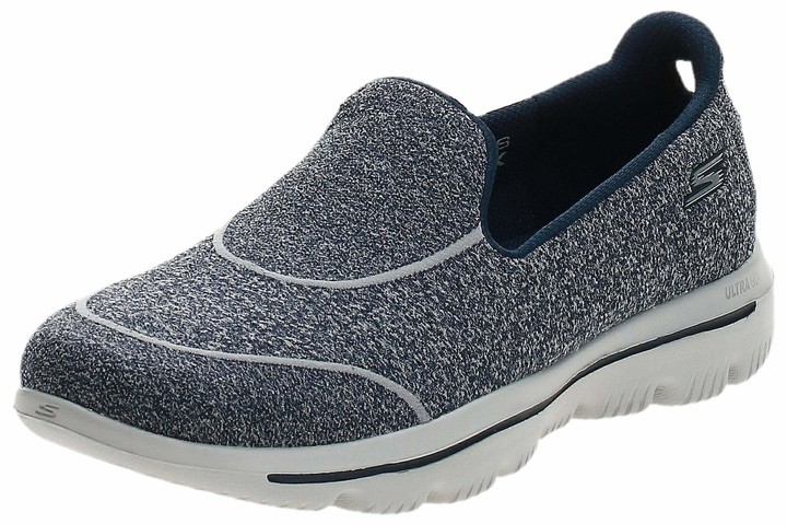 skechers fitster slip on trainers ladies