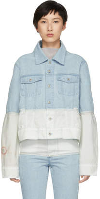 Off-White Kanghyuk Blue and Airbag Denim Jacket