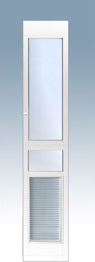 High Tech Pet Metal Sliding Glass Door Insert Pet Door for Dog and Cat