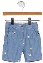 Thumbnail for your product : Stella McCartney Girls' Striped Embroidered Shorts