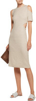 Thumbnail for your product : Kain Label Mara Asymmetric Cutout Ribbed Striped Stretch-Knit Dress