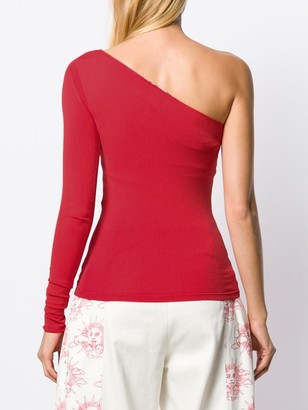 Stella McCartney One-Shoulder Knitted Top