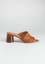 Thumbnail for your product : And other stories Woven Leather Heeled Sandals