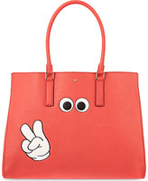 Thumbnail for your product : Anya Hindmarch Ebury victory leather tote