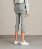 Thumbnail for your product : AllSaints Ruched Crop Raffi Leggings