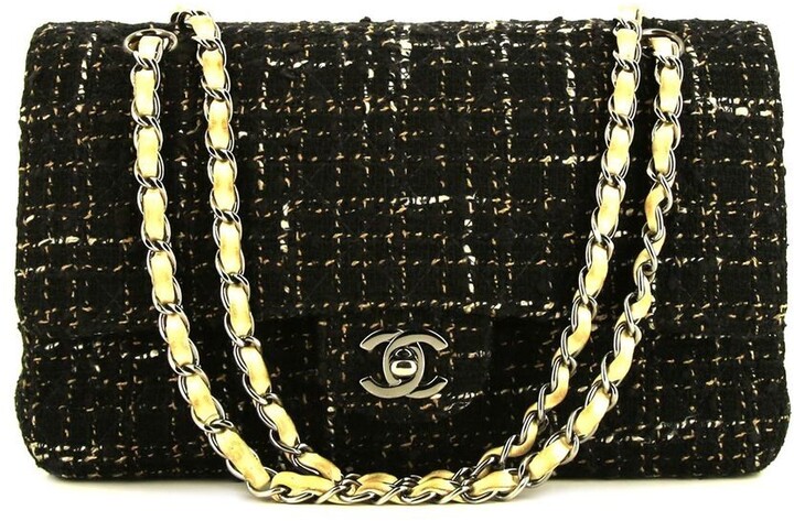 Timeless/classique tweed crossbody bag Chanel Pink in Tweed - 7955635