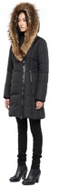 Thumbnail for your product : Mackage Kay-F4 Long Black Winter Down Coat With Fur Hood