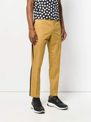 Dolce & Gabbana piped chinos