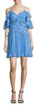 Thumbnail for your product : Three floor Hydrangea Cold-Shoulder Mini Dress