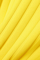 Thumbnail for your product : Solid & Striped The Annie Ribbed Bikini Briefs - Bright yellow