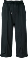 Thumbnail for your product : MSGM cropped tie waist jogging pants