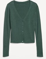 Thumbnail for your product : Old Navy Long-Sleeve Cropped Rib-Knit Cardigan Sweater for Women