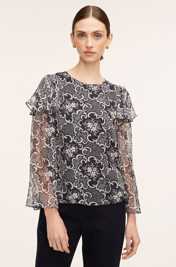Silk Ruffle Blouse | Shop The Largest Collection | ShopStyle