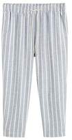 Thumbnail for your product : MANGO Violeta BY Striped linen-blend trousers