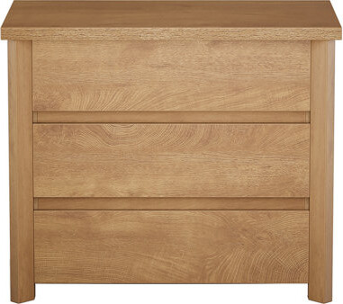 32" Farmhouse Nightstand With 3 Drawers(Includes Only Nightstand)