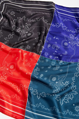 Urban Outfitters Embroidered Quad Paisley Bandana