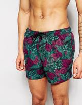 Thumbnail for your product : ASOS Swim Shorts In Short Length With Floral