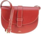 Thumbnail for your product : A.P.C. Leather Saddle Shoulder Bag
