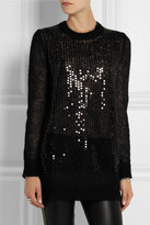 Thumbnail for your product : Junya Watanabe Sequined mohair-blend sweater
