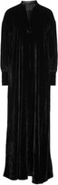 M Women Black Long dress Polyester 