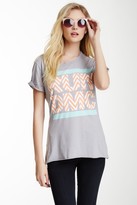 Thumbnail for your product : Zion Rootswear Universal Music Run DMC Chevron Stripes Tee