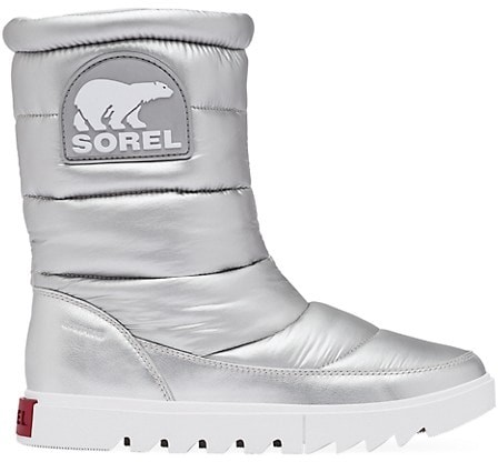 metallic boots womens