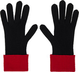 Thumbnail for your product : Kenzo Black Paris Wool Gloves