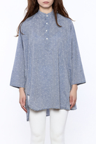 Thumbnail for your product : P.S. Shirt Chambray Dotted Swiss Top