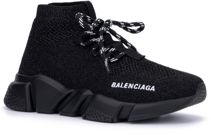 balenciaga lace up speed trainer