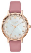 Thumbnail for your product : Kate Spade Women's 'Monterey' Leather Strap Watch, 38Mm