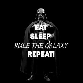 Star Wars Eat Sleep Rule The Galaxy Repeat Women's T-Shirt