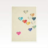 Thumbnail for your product : Cassia Beck Art and Photography Paper Hearts Photographic Print