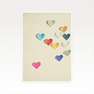 Cassia Beck Art and Photography Paper Hearts Photographic Print