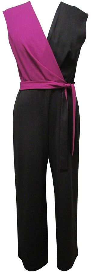 harper rose color block jumpsuit