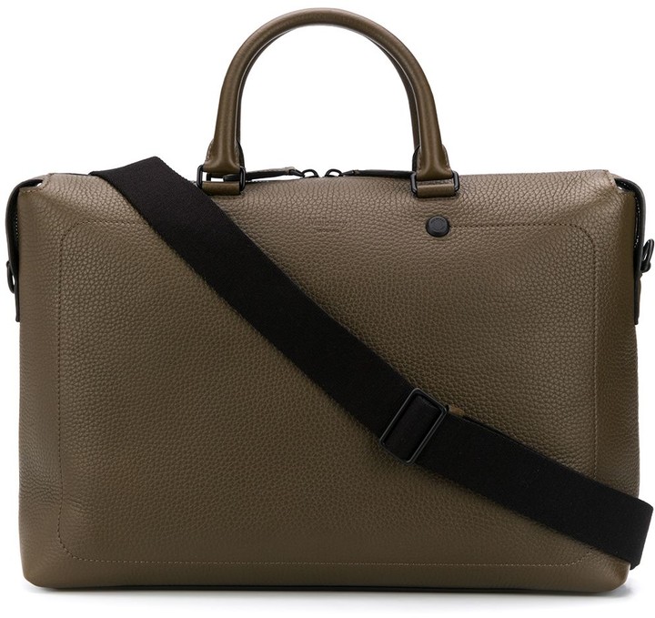 grey briefcase