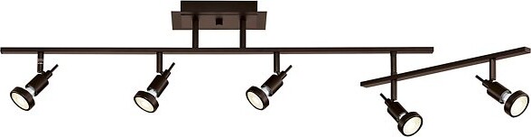 Access Lighting Viper Linear Semi-Flushmount Light in Bronze, Size: 5 light