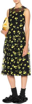 Simone Rocha Cotton-blend sleeveless dress