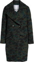 Thumbnail for your product : NVLT Brushed Wool Blend Camo Coat
