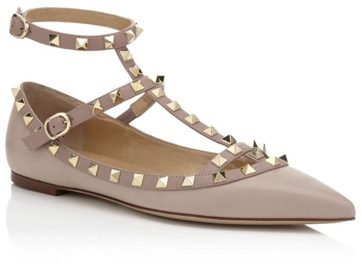 valentino garavani rockstud flats