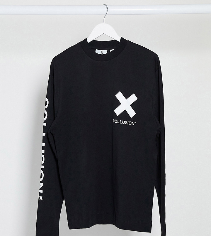 Collusion long sleeve t shirt Clearance
