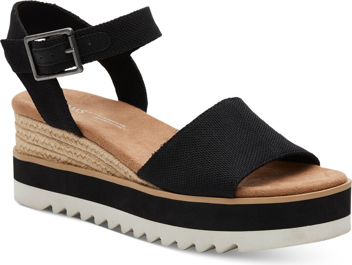 Toms Women's Diana Platform Wedge Sandals