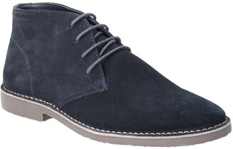 Hush Puppies Blue Leather Men S Shoes Shop The World S Largest Collection Of Fashion Shopstyle