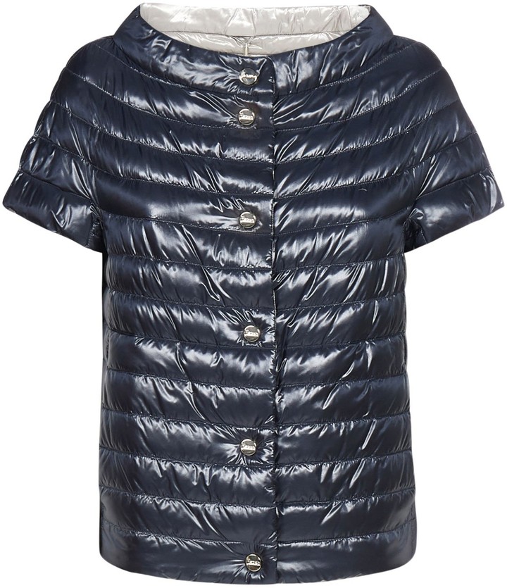 Herno Short Sleeve Down Jacket ShopStyle