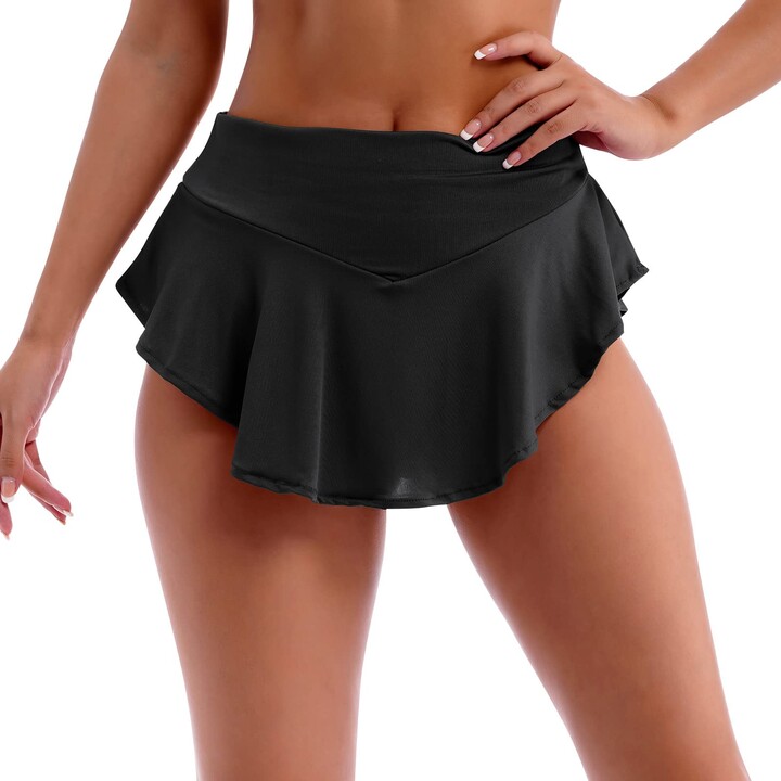 Stretch Sexy Booty Yoga Shorts For Women Adjustable Side Ties Running Shorts  Fitness Workout Wicking Tummy Control