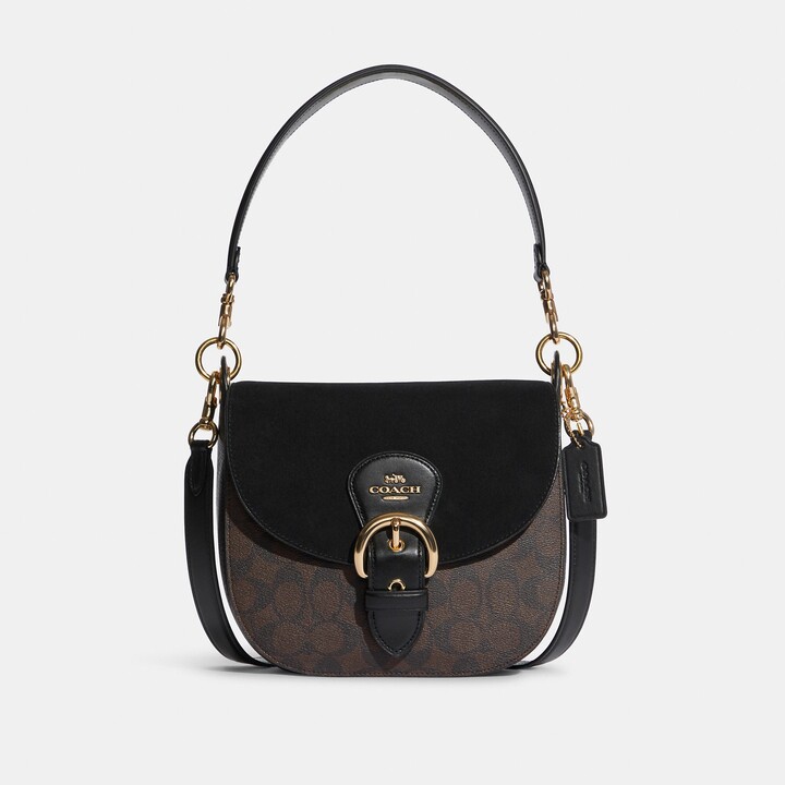 Coach Outlet Kleo Shoulder Bag 23 In Signature Canvas ShopStyle