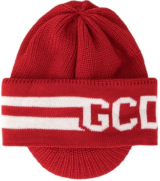 GCDS Knitted Logo Hat