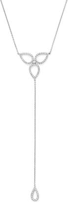 KC Designs Diamond Micro Pave Y Necklace in 14K White Gold, .30 ct. t.w.