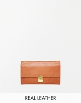 Thumbnail for your product : ASOS Leather Purse Travel Wallet With Clasp