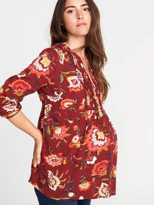 Old Navy Maternity Pintuck Swing Blouse