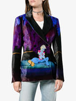 Thumbnail for your product : Mary Katrantzou Centaur velvet printed blazer